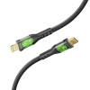 Promate TransLine-Ci USB Type-C to Lightning 27W 1.2m Black (transline-ci.black) - зображення 1