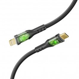Promate TransLine-Ci USB Type-C to Lightning 27W 1.2m Black (transline-ci.black)