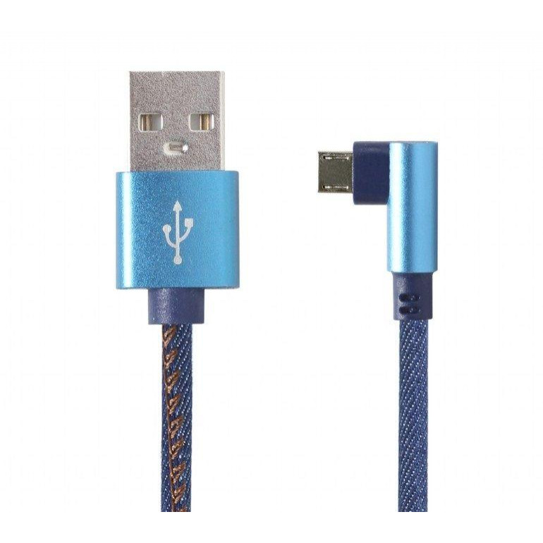 Cablexpert USB 2.0 AM to Micro USB 1m (CC-USB2J-AMmBML-1M-BL) - зображення 1
