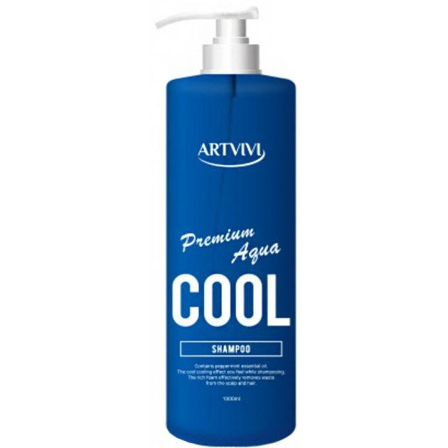 Premium Шампунь   Aqua Cool Shampoo Охлаждающий для очищения кожи головы 1000 мл (8809631871636) - зображення 1