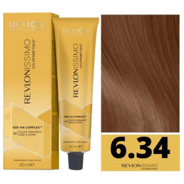 Revlon Фарба для волосся  Revlonissimo Colorsmetique Ker-Ha Complex HC 6.34 60 мл (8007376057401)