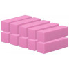 пилка для нігтів Tools For Beauty Баф для нігтів  Чотиристоронній Рожевий 10 шт. (5903018900384)