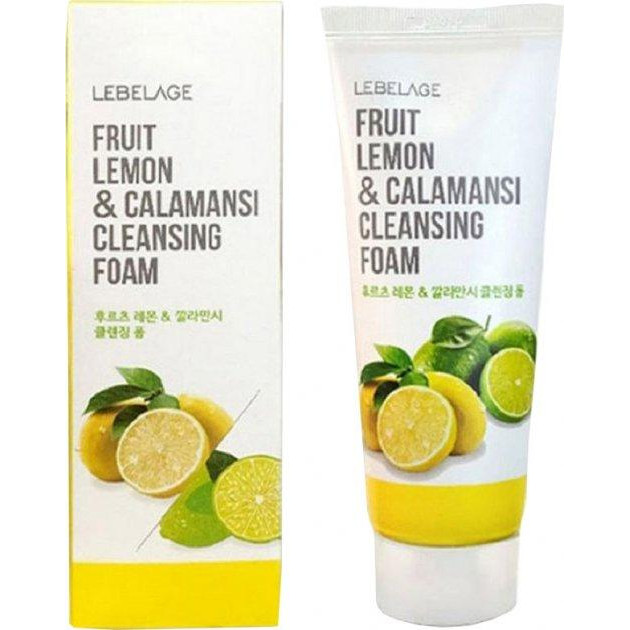 Lebelage Пінка для вмивання з лимоном та каламансі  Fruit Lemon&Calamansi Cleansing Foam 100 мл (880968937357 - зображення 1