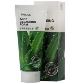 Lebelage Пінка для вмивання з екстрактом алое  Aloe Cleansing Foam 100 мл (8809540513986)