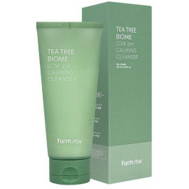 FarmStay Пінка для вмивання  Tea Tree Biome Low pH Calming Cleanser з низьким pH 180 мл (8809783321881)