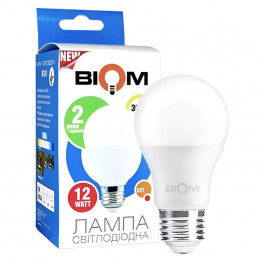 Biom LED BT-511 A60 12W E27 3000К матовая