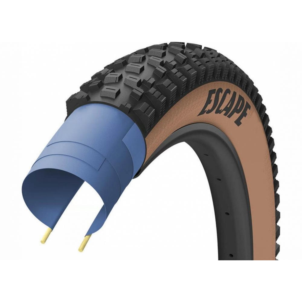 Goodyear Покрышка 29x2.35 (60-622)  ESCAPE tubeless complete, folding, black/tan, 120tpi - зображення 1