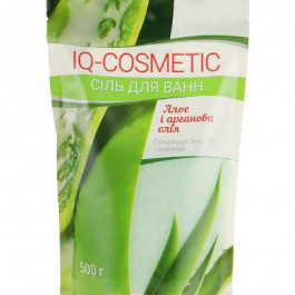 IQ Cosmetic Сіль для ванн  Алое і арганова олія 500 г (4820049382501)