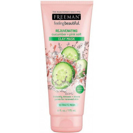   Freeman Beauty Маска для лица  Feeling Beautiful глиняная Огурец и Розовая соль, 175мл (072151461061)