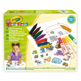 Crayola Mini Kids Мой первый набор для рисования со стикерами  256287.106