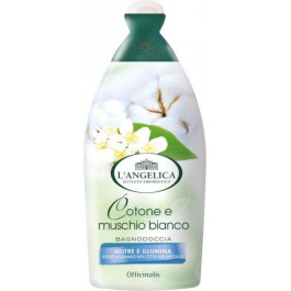 L'Angelica Гель-піна для душу та ванни  Bath & Shower Gel Cotone e Muschio bianco Бавовна та білий мускус 450 м