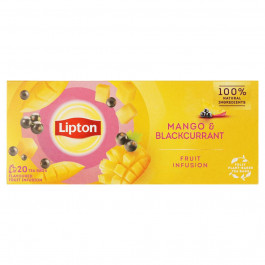 Lipton Чай фруктовий  Mango&Blackcurrant, 20*1,7 г (8720608014231)