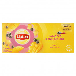   Lipton Чай фруктовий  Mango&Blackcurrant, 20*1,7 г (8720608014231)