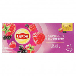 Lipton Чай фруктовий  Raspberry&Elderberry, 20*1,6 г (8720608014064)