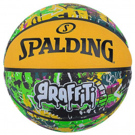 Spalding Graffiti Yellow/Multicolor Size 7 (84374Z)