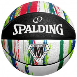 Spalding Marble Ball Black/White/Red Size 7 (84404Z)
