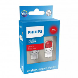 Philips W21W LED red Ultinon Pro6000 SI 12V (11065RU60X2)