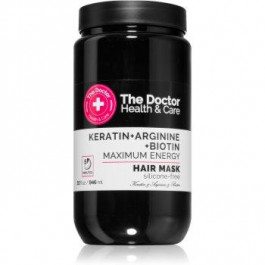 The Doctor Health & Care Keratin + Arginine + Biotin Maximum Energy маска з кератином для волосся 946 мл