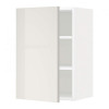 IKEA METOD194.691.01 навісна шафа з полицями, білий/Ringhult світло-сірий - зображення 1
