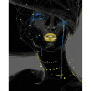 STRATEG Картина за номерами ПРЕМІУМ Зоряна леді з лаком розміром 30х40 см SS-6606 - зображення 1