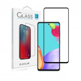 ACCLAB Защитное стекло Full Glue для Samsung Galaxy A52 Black (1283126510540)