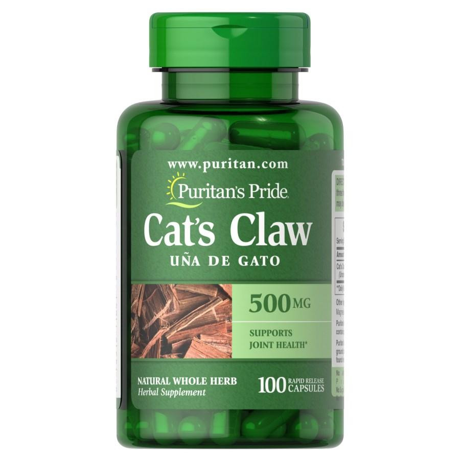 Puritan's Pride Cat's Claw 500 mg 100 капс - зображення 1