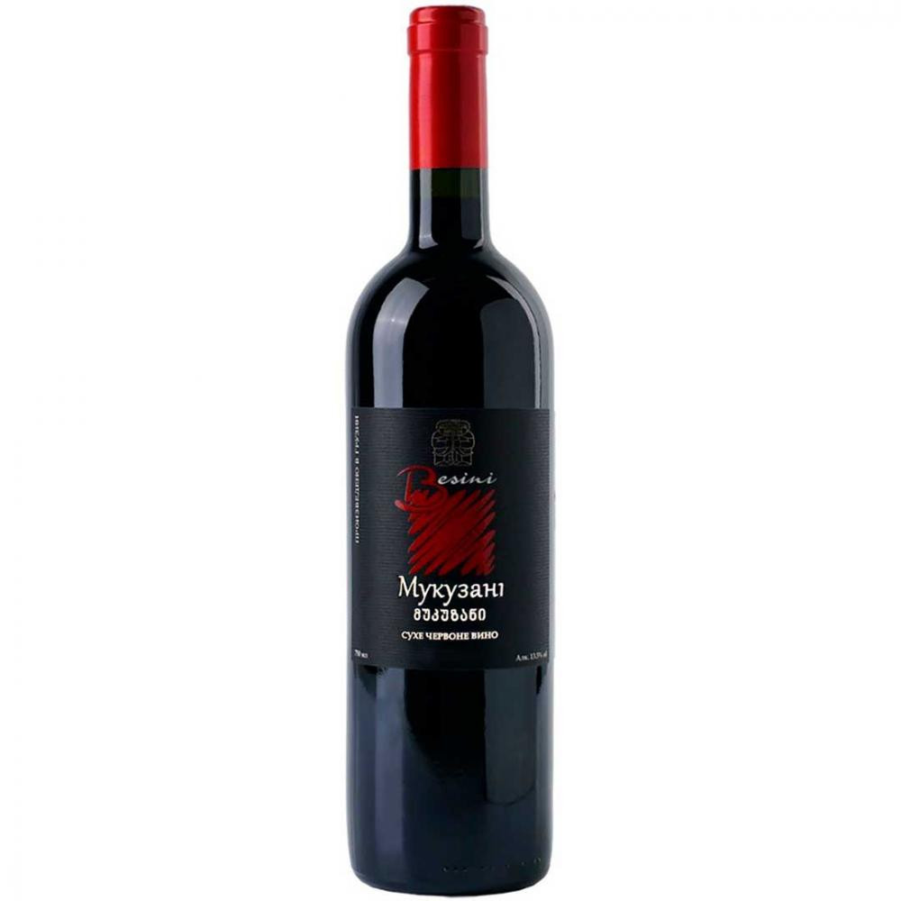 Besini Вино  Mukuzani червоне сухе 0,75л 13,5% (4860113010053) - зображення 1