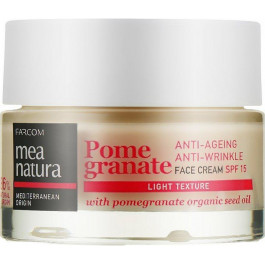 Mea Natura Антивіковий крем для обличчя  Pomegranate Light Texture SPF 15 50 мл (5202663190547)