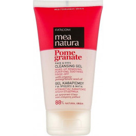 Mea Natura Очищуючий гель для обличчя та очей з олією граната  Pomegranate Face Scrub Gel 150 мл (5202663173557