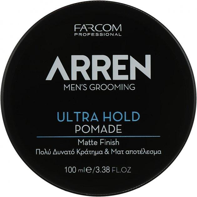 Farcom Arren Чоловіча помада для укладання волосся  Men’s Grooming Ultra Hold Pomade ультрасильної фіксації 100 м - зображення 1