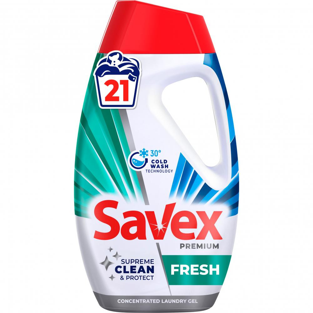 Savex Гель для прання Premium Fresh 945 мл (3800024047824) - зображення 1