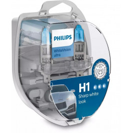 Philips H1 WhiteVision Ultra +60% 55W 12V 3700K 12258WVUSM