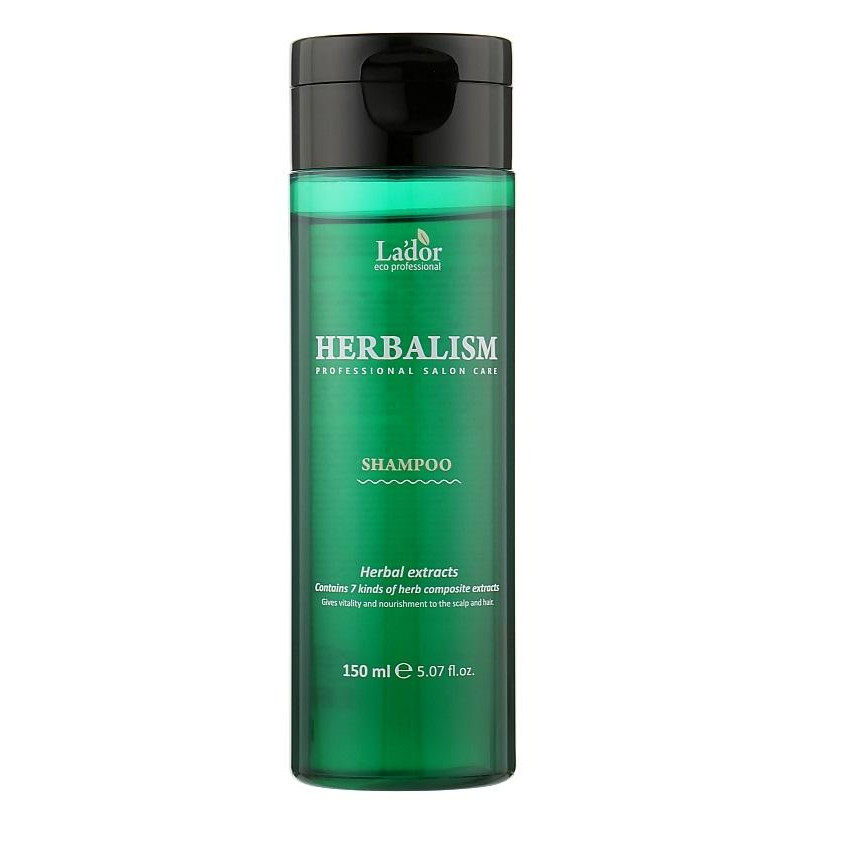 Lador Слабокислотный травяной шампунь с аминокислотами  Herbalism Shampoo 150 мл (8809181932955) - зображення 1