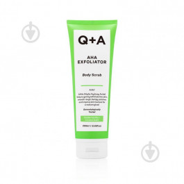Q+A - AHA Exfoliator Body Scrub - Скраб для тіла з АНА-кислотами - 250ml