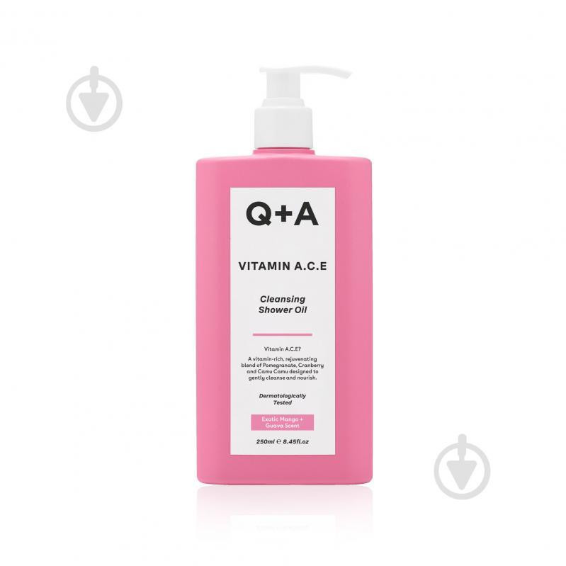 Q+A - Vitamin A.C.E Shower Oil - Вітамінізована олія для душу - 250ml - зображення 1