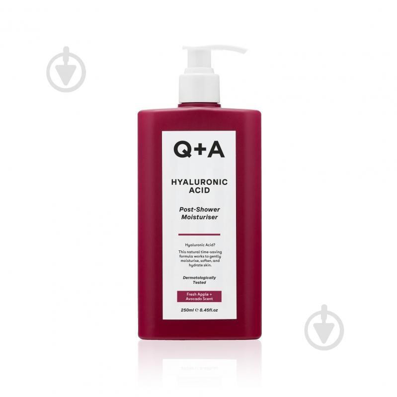 Q+A - Hyaluronic Acid Wet Skin Moisturiser - Зволожувальний крем для тіла з гіалуроновою кислотою - 250m - зображення 1