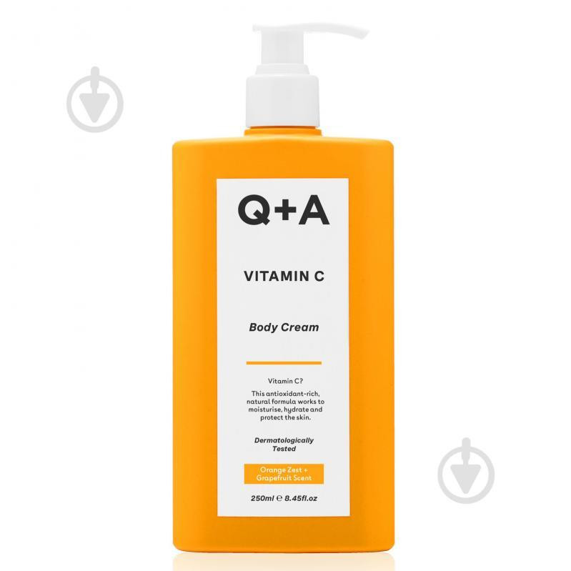 Q+A - Vitamin C Body Cream - Крем для тіла з вітаміном С - 250ml - зображення 1