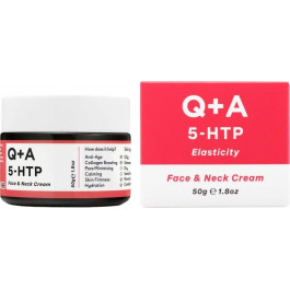   Q+A - Зміцнюючий крем для обличчя та шиї з амінокислотою 5-HTP - Face&Neck Cream - 50ml