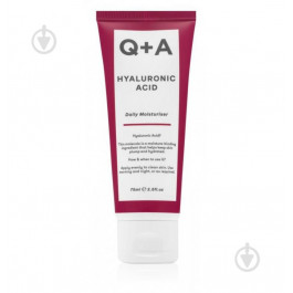 Q+A - Зволожуючий крем для обличчя з гіалуроновою кислотою - Hyaluronic Acid Daily Moisturiser - 75ml