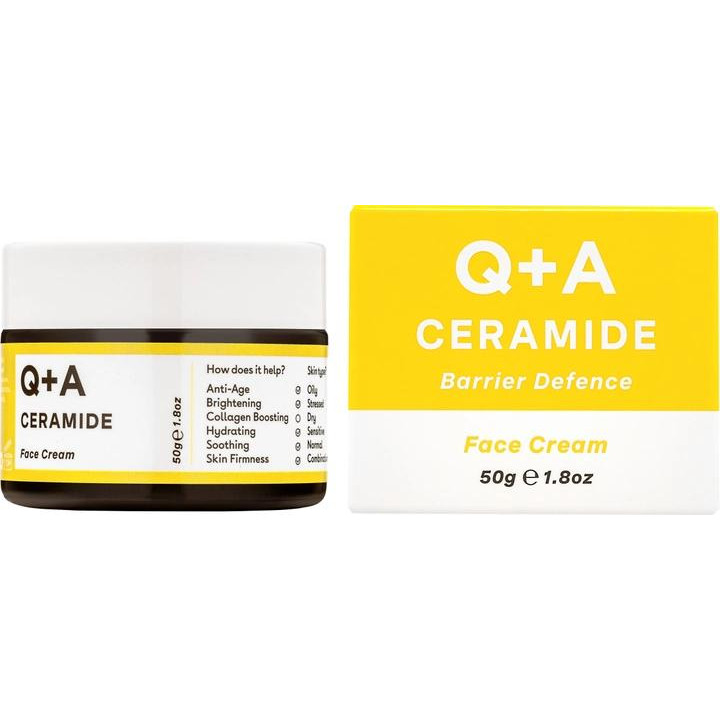 Q+A - Захисний крем для обличчя з церамідами - Ceramide Barrier Defence Face Cream - 50ml - зображення 1