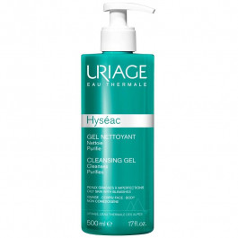 Uriage Гель для обличчя  Hyseac Очищуючий м&#039;який, для комбінованої та жирної шкіри, 500 мл