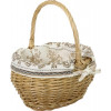 Tony Bridge Basket Кошик плетений з текстилем 29х22х17/33 см EBE18-11-2 - зображення 1