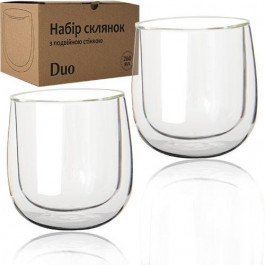 S&T Набір склянок  з подвійною стінкою Дуо 2 шт 260 мл (201-6)