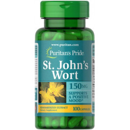 Puritan's Pride St. John's Wort Standardized Extract 150 mg 100 Capsules