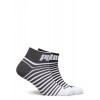 PUMA Набор носков  Unisex Quarter 2p 101002001-022 43-46 р 2 пары Серый/Чёрный/Белый (8718824798509) - зображення 1