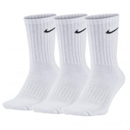 Nike Шкарпетки  U Nk Everyday Cush Crew 3Pr SX7676-100 38-42 (M) 3 пари Білі (888407237270)