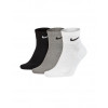Nike Набор носков  U Nk Everyday Cush Ankle SX7667-964 L (42-46) 3 пары Черный/Белый/Серый (194955549223) - зображення 1