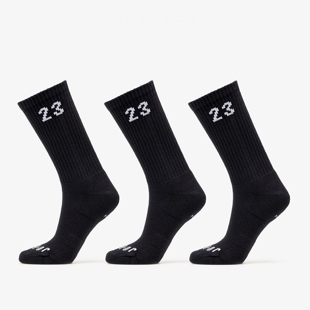 Nike Набор носков  U Jordan Essential Crew 3PR DA5718-010 L (42-46) 3 пары Черный/Белый (194958592745) - зображення 1