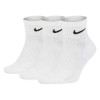 Nike Набор носков  U Nk Everyday Cush Ankle 3Pr SX7667-100 38-42 (M) 3 пары Белый (888407236310) - зображення 1