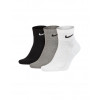 Nike Набор носков  U Nk Everyday Cush Ankle SX7667-964 M (38-42) 3 пары Черный/Белый/Серый (194955549216) - зображення 1